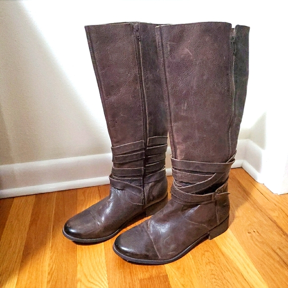 Kenneth Cole Reaction Shoes - Kenneth Cole Reaction brown riding boots